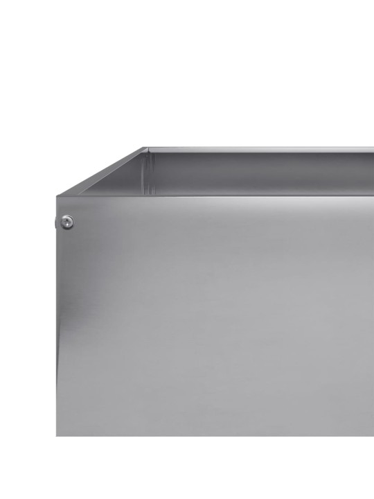 Aukštas sodo lovelis, 100x100x26cm, galvanizuotas plienas