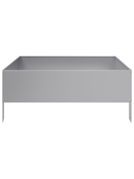 Aukštas sodo lovelis, 100x100x25cm, galvanizuotas plienas