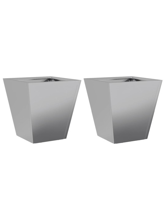 Sodo loveliai, 2vnt., 30x30x30cm, galvanizuotas plienas