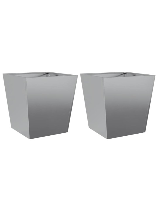 Sodo loveliai, 2vnt., 40x40x40cm, galvanizuotas plienas