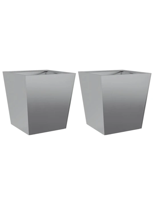 Sodo loveliai, 2vnt., 40x40x40cm, galvanizuotas plienas