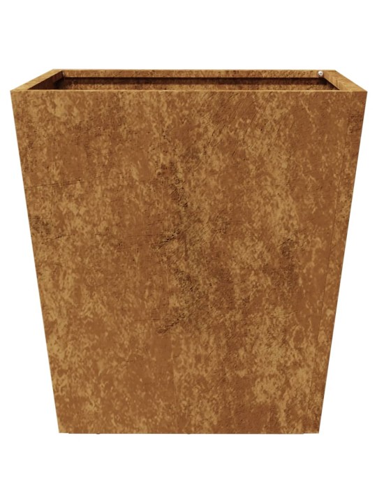 Sodo loveliai, 2vnt., 40x40x40cm, corten plienas