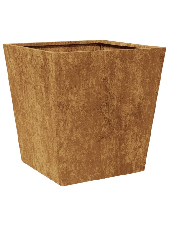 Sodo loveliai, 2vnt., 40x40x40cm, corten plienas