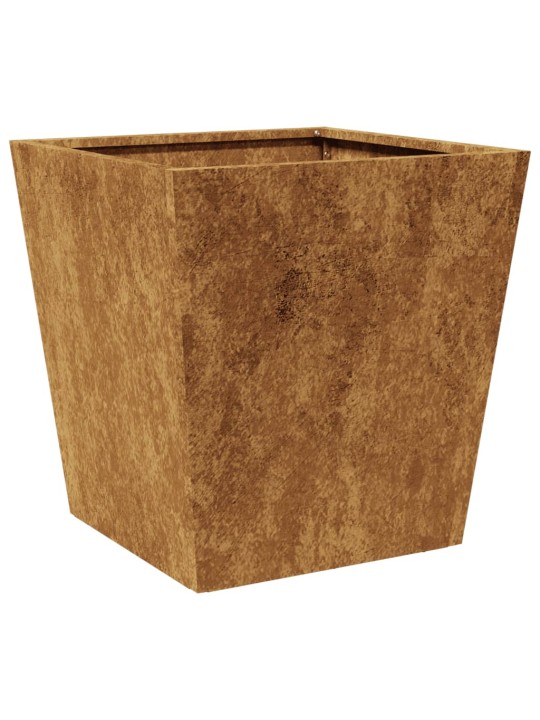 Sodo loveliai, 2vnt., 40x40x40cm, corten plienas