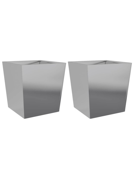 Sodo loveliai, 2vnt., 50x50x50cm, galvanizuotas plienas
