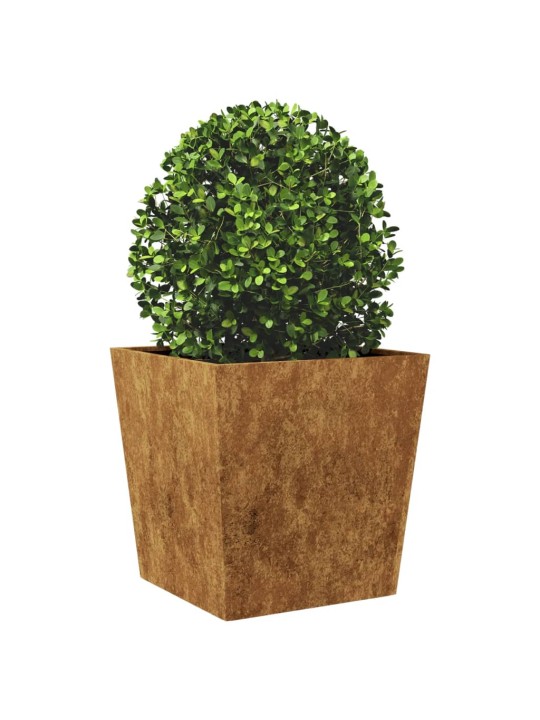 Sodo loveliai, 2vnt., 50x50x50cm, corten plienas