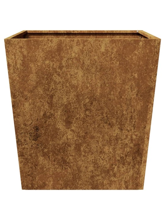 Sodo loveliai, 2vnt., 50x50x50cm, corten plienas