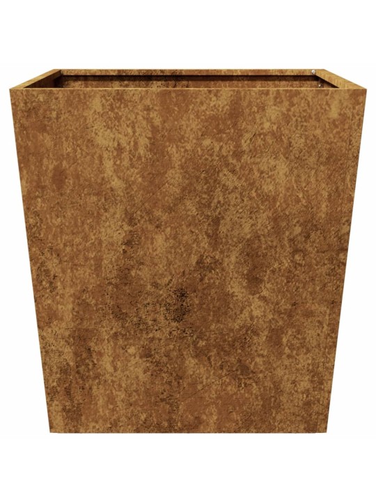 Sodo loveliai, 2vnt., 50x50x50cm, corten plienas
