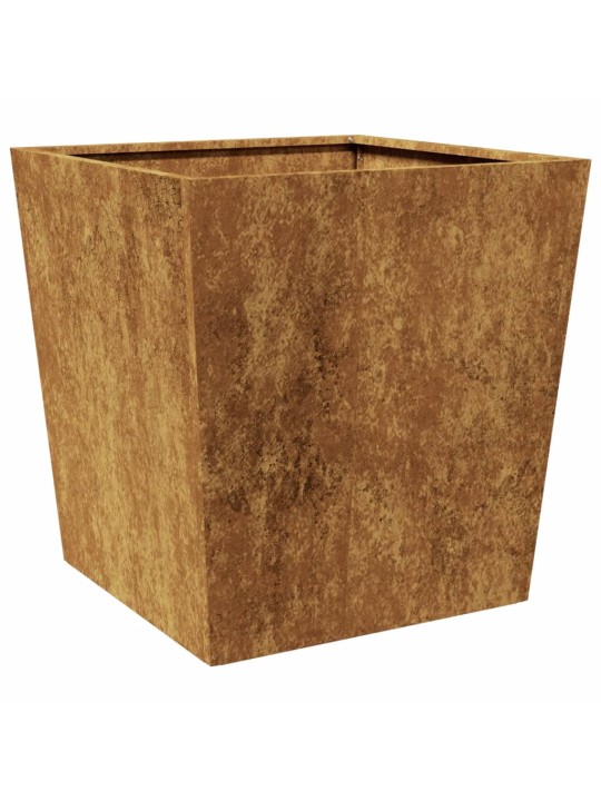 Sodo loveliai, 2vnt., 50x50x50cm, corten plienas