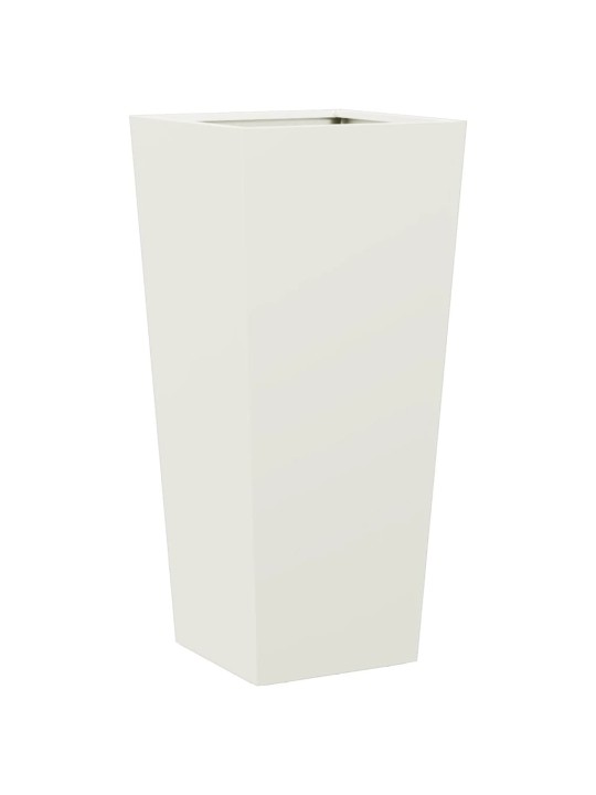 Sodo loveliai, 2vnt., baltos spalvos, 35x35x75cm, plienas