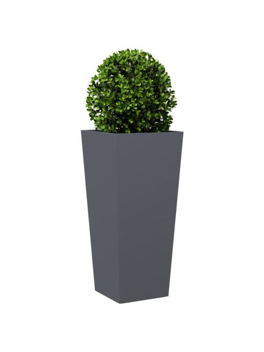 Sodo lovelis, antracito spalvos, 35x35x75cm, plienas