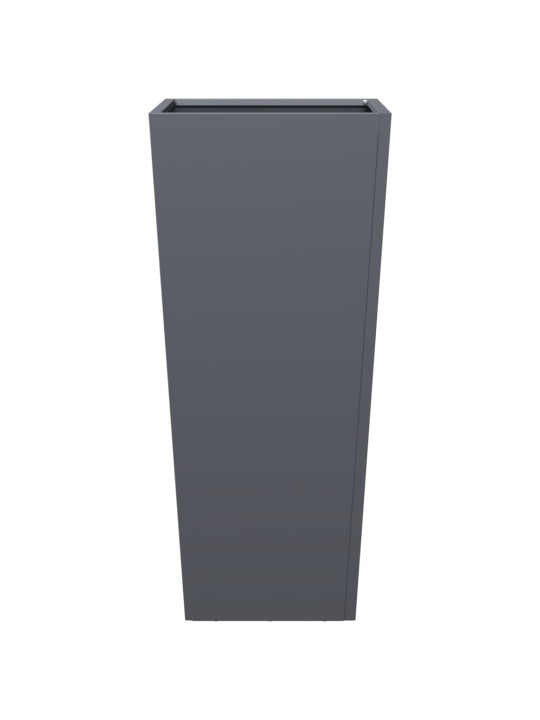 Sodo lovelis, antracito spalvos, 35x35x75cm, plienas