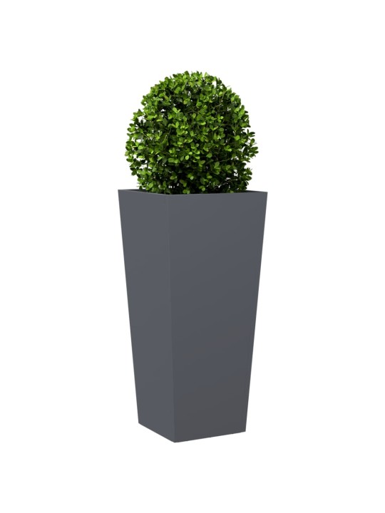 Sodo loveliai, 2vnt., antracito spalvos, 35x35x75cm, plienas