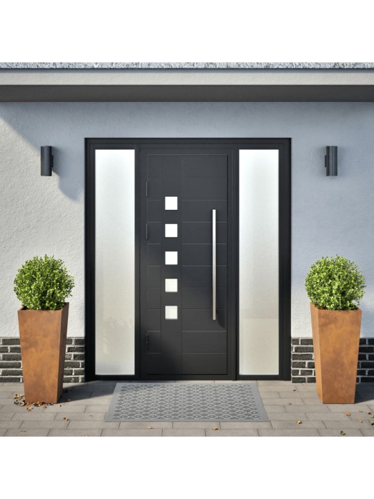 Sodo loveliai, 2vnt., 35x35x75cm, corten plienas
