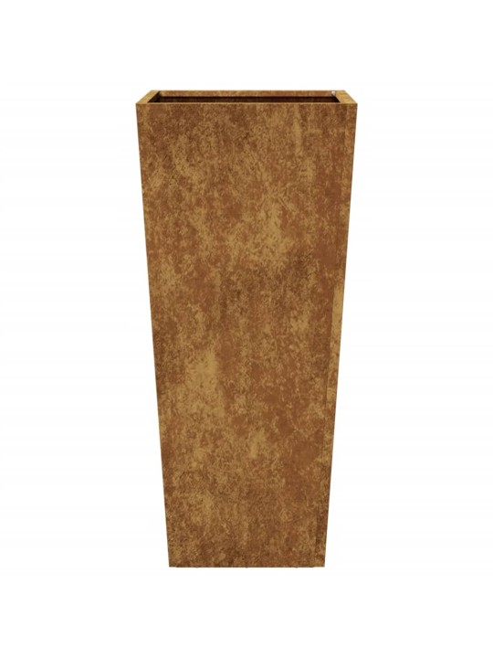 Sodo loveliai, 2vnt., 35x35x75cm, corten plienas