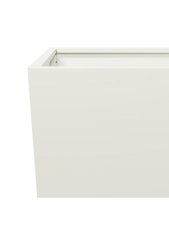 Sodo loveliai, 2vnt., baltos spalvos, 45x45x75cm, plienas