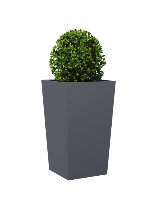 Sodo loveliai, 2vnt., antracito spalvos, 45x45x75cm, plienas