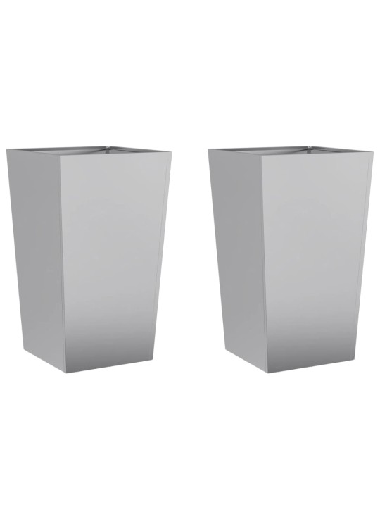 Sodo loveliai, 2vnt., 45x45x75cm, galvanizuotas plienas