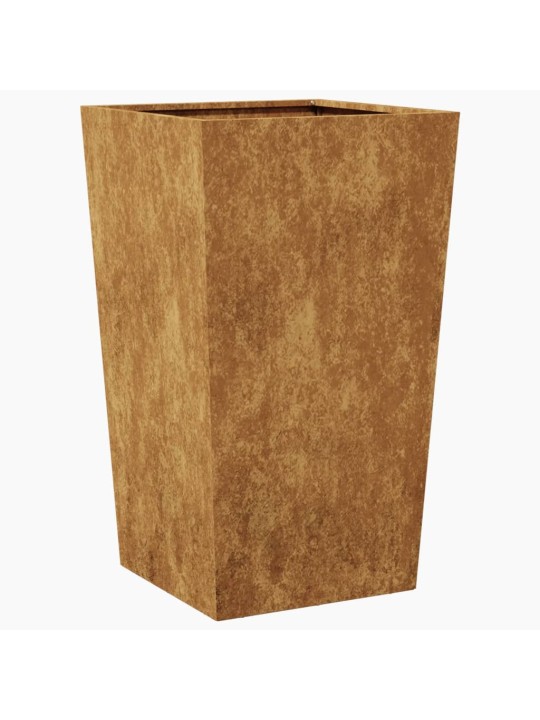 Sodo loveliai, 2vnt., 45x45x75cm, corten plienas