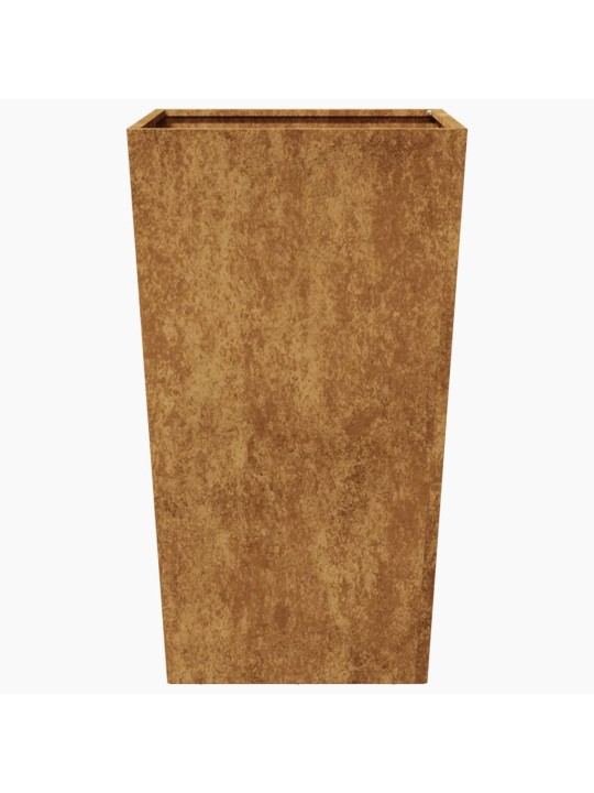 Sodo loveliai, 2vnt., 45x45x75cm, corten plienas