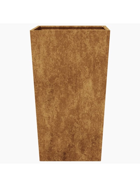 Sodo loveliai, 2vnt., 45x45x75cm, corten plienas