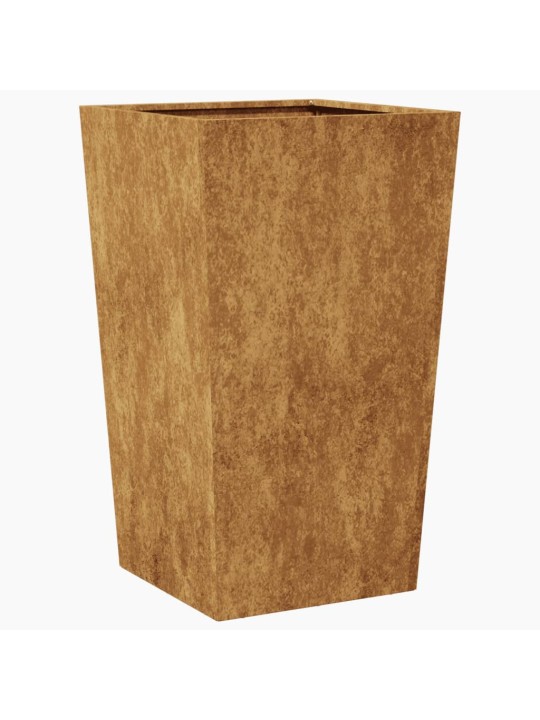 Sodo loveliai, 2vnt., 45x45x75cm, corten plienas