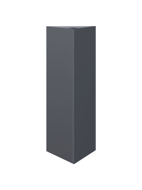 Sodo loveliai, 2vnt., antracito, 30x26x75cm, plienas