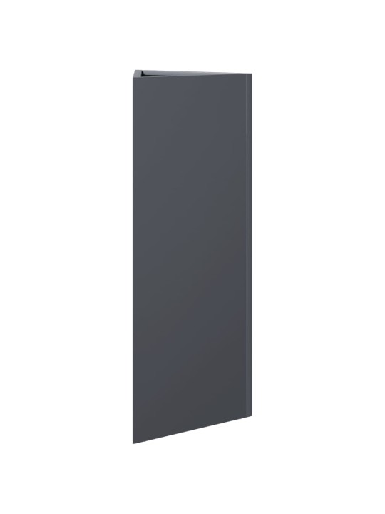 Sodo loveliai, 2vnt., antracito, 30x26x75cm, plienas