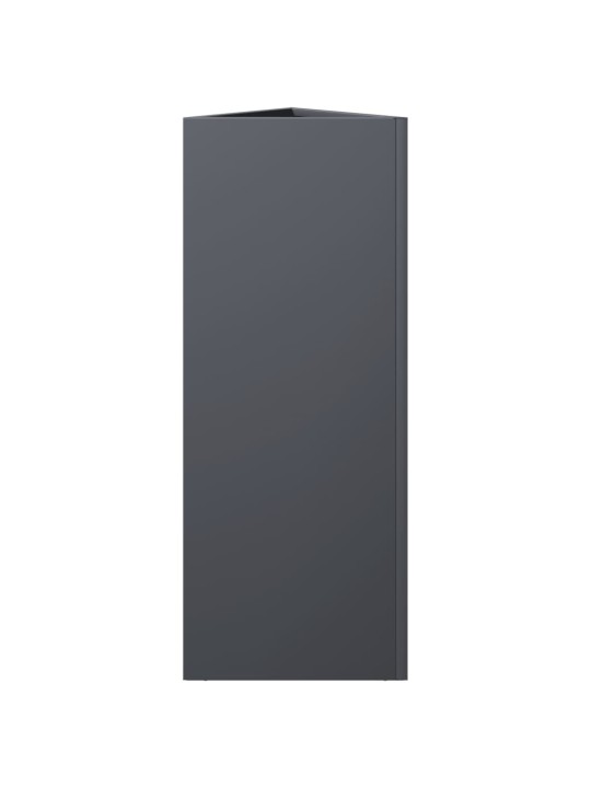 Sodo loveliai, 2vnt., antracito, 30x26x75cm, plienas