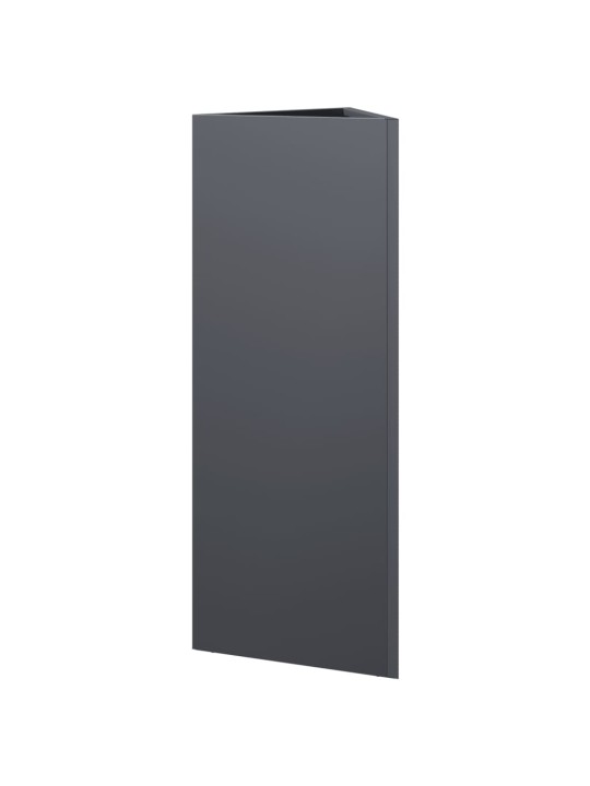 Sodo loveliai, 2vnt., antracito, 30x26x75cm, plienas