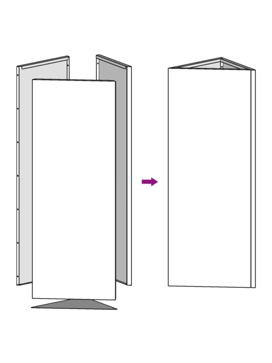 Sodo loveliai, 2vnt., antracito, 30x26x75cm, plienas