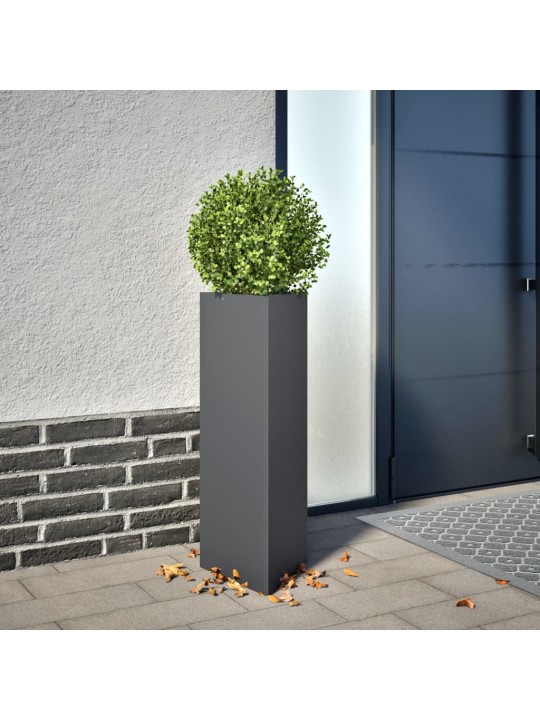 Sodo loveliai, 2vnt., antracito, 30x26x75cm, plienas