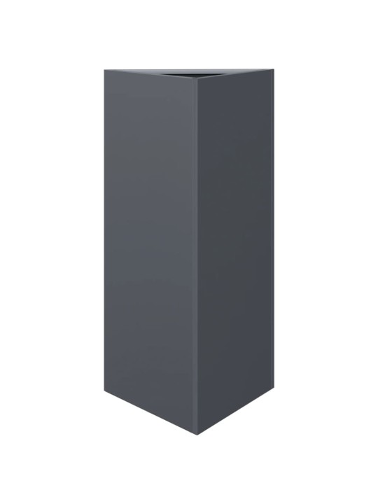 Sodo loveliai, 2vnt., antracito, 40x34,5x70cm, plienas
