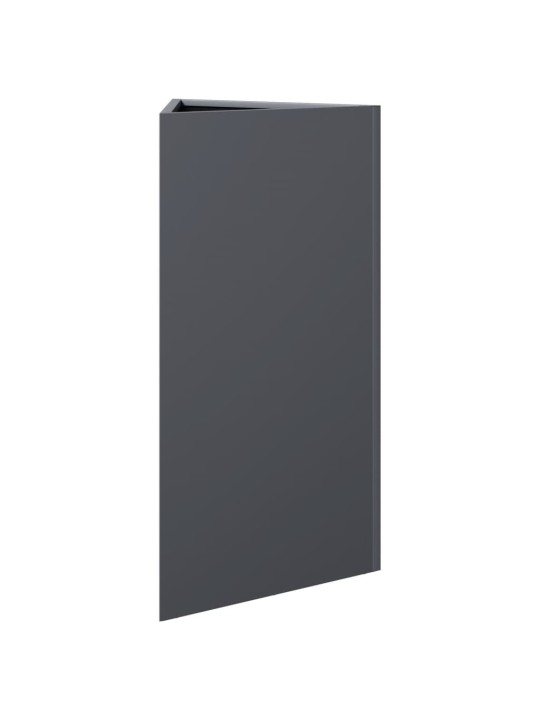 Sodo loveliai, 2vnt., antracito, 40x34,5x70cm, plienas