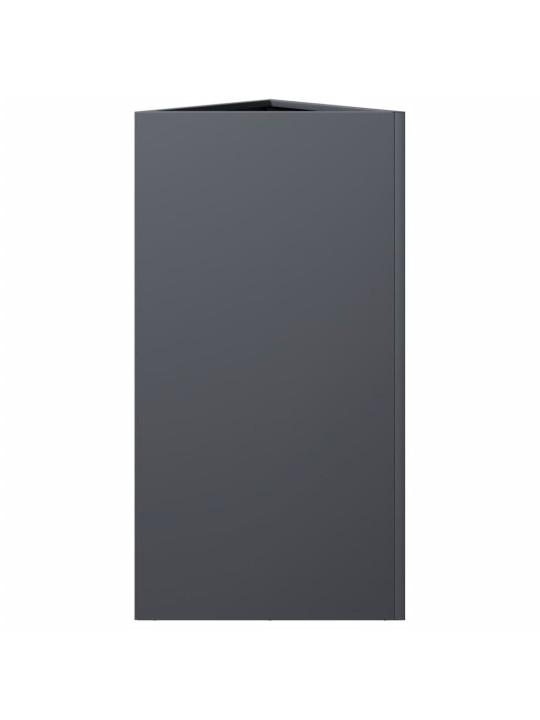 Sodo loveliai, 2vnt., antracito, 40x34,5x70cm, plienas