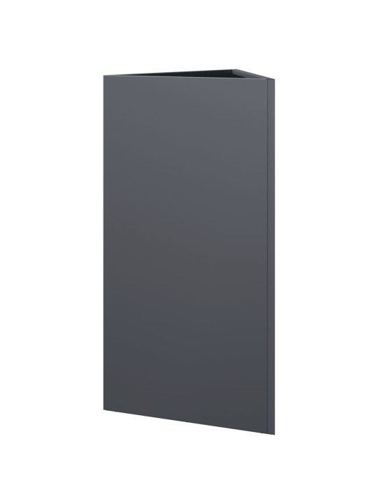 Sodo loveliai, 2vnt., antracito, 40x34,5x70cm, plienas