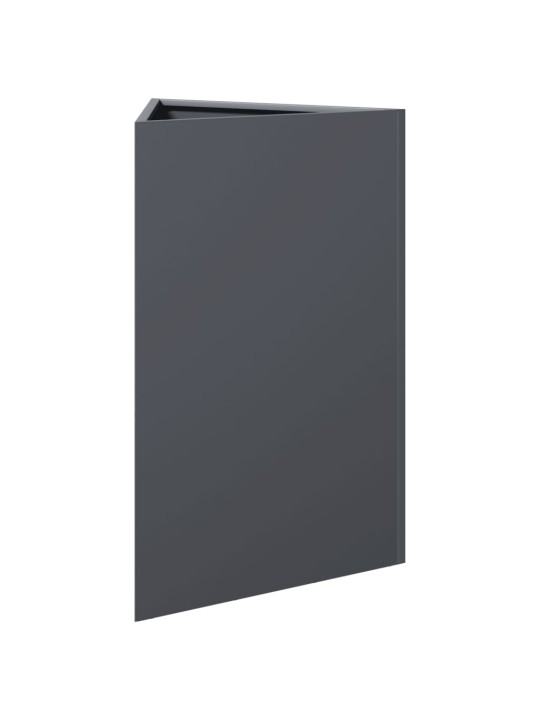 Sodo loveliai, 2vnt., antracito, 50x43x75cm, plienas