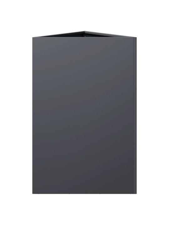 Sodo loveliai, 2vnt., antracito, 50x43x75cm, plienas