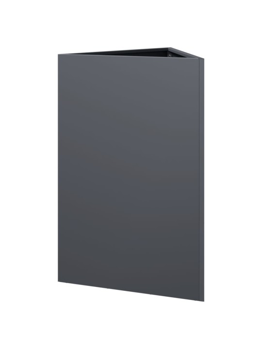 Sodo loveliai, 2vnt., antracito, 50x43x75cm, plienas