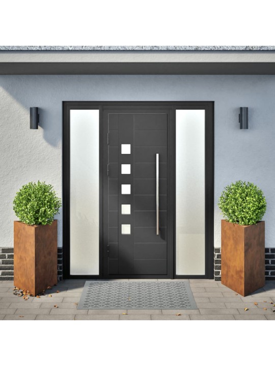 Sodo loveliai, 2vnt., 50x43x75cm, corten plienas, trikampiai