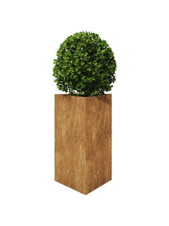 Sodo loveliai, 2vnt., 50x43x75cm, corten plienas, trikampiai