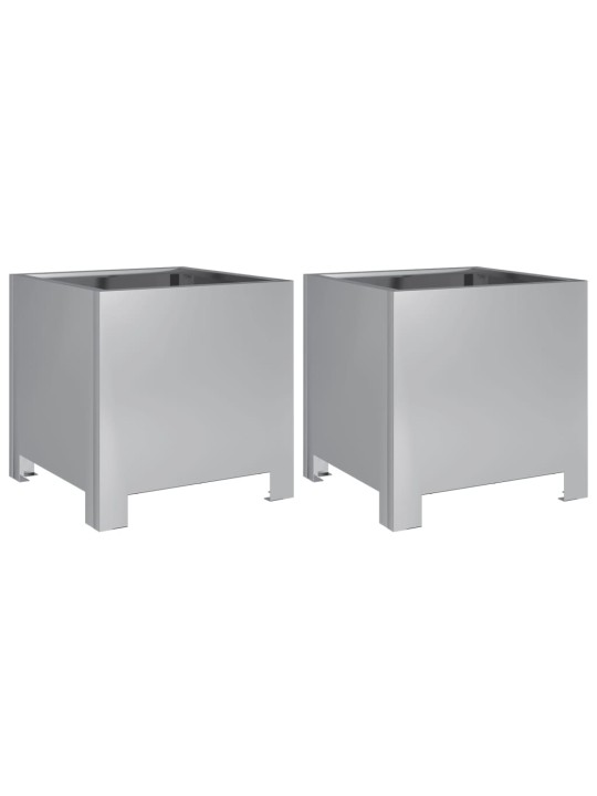 Sodo loveliai, 2vnt., 30x30x30cm, galvanizuotas plienas