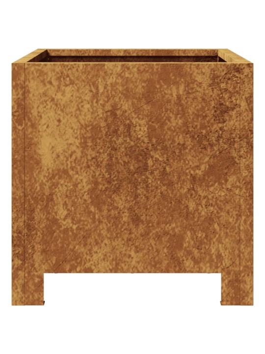 Sodo loveliai, 2vnt., 30x30x30cm, corten plienas