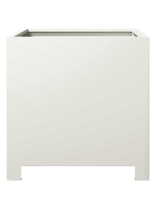 Sodo loveliai, 2vnt., baltos spalvos, 40x40x40cm, plienas