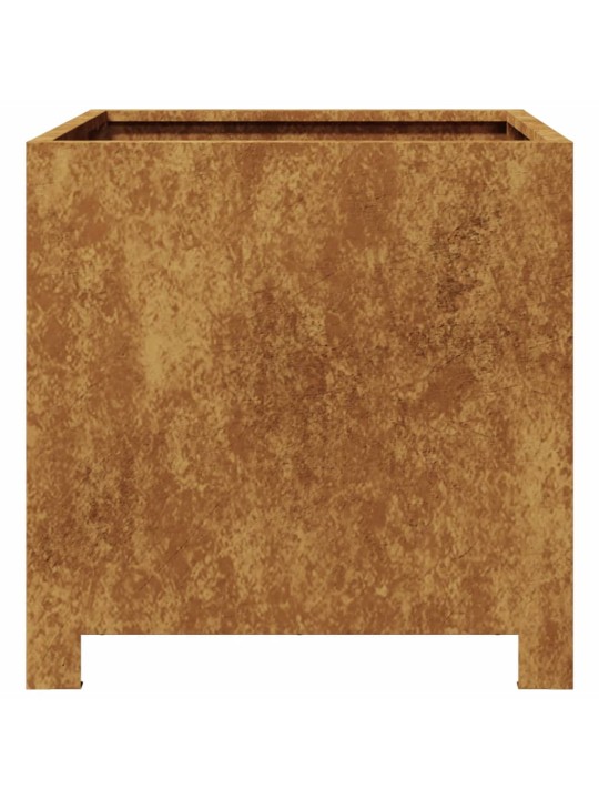 Sodo loveliai, 2vnt., 40x40x40cm, corten plienas