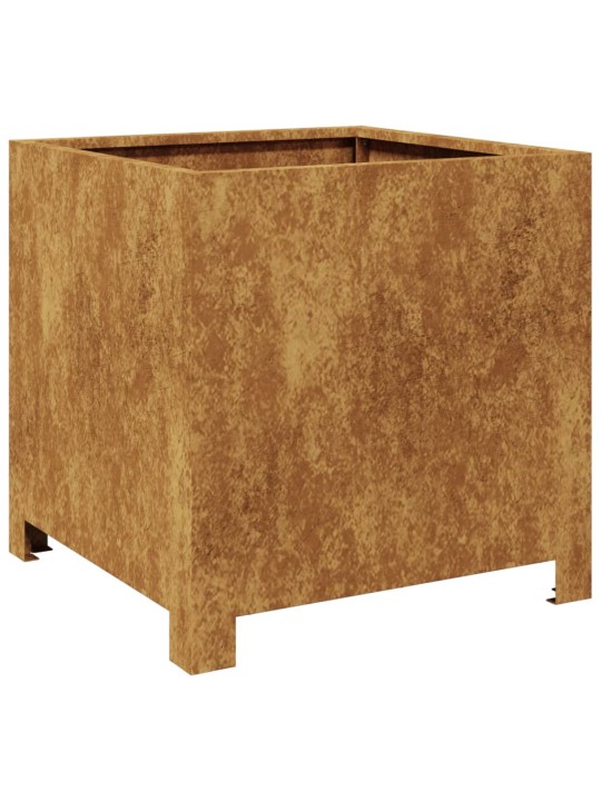 Sodo loveliai, 2vnt., 40x40x40cm, corten plienas