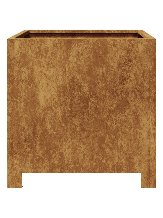Sodo loveliai, 2vnt., 40x40x40cm, corten plienas