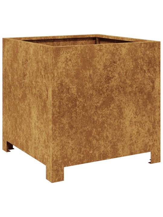 Sodo loveliai, 2vnt., 40x40x40cm, corten plienas