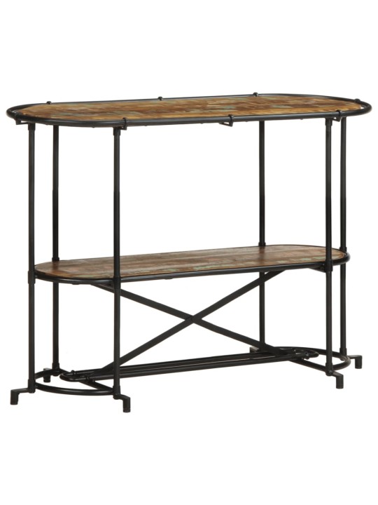 Konsolinis staliukas, 110x42x76cm, perdirbtos medienos masyvas
