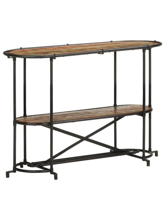 Konsolinis staliukas, 110x42x76cm, perdirbtos medienos masyvas